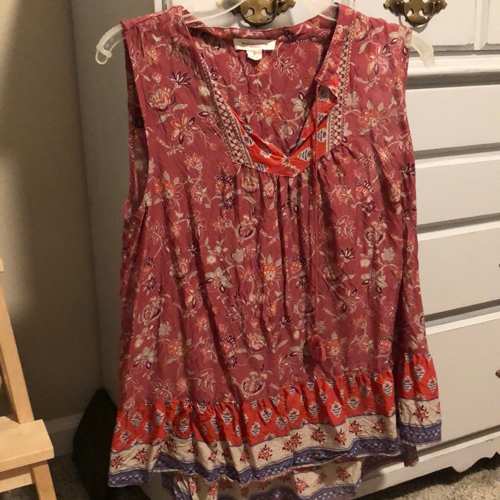 Beach lunch Lounge Flowy Tank